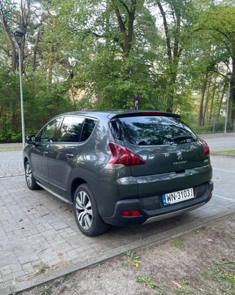 Peugeot 3008 cena 46825 przebieg: 104552, rok produkcji 2014 z Warszawa małe 46